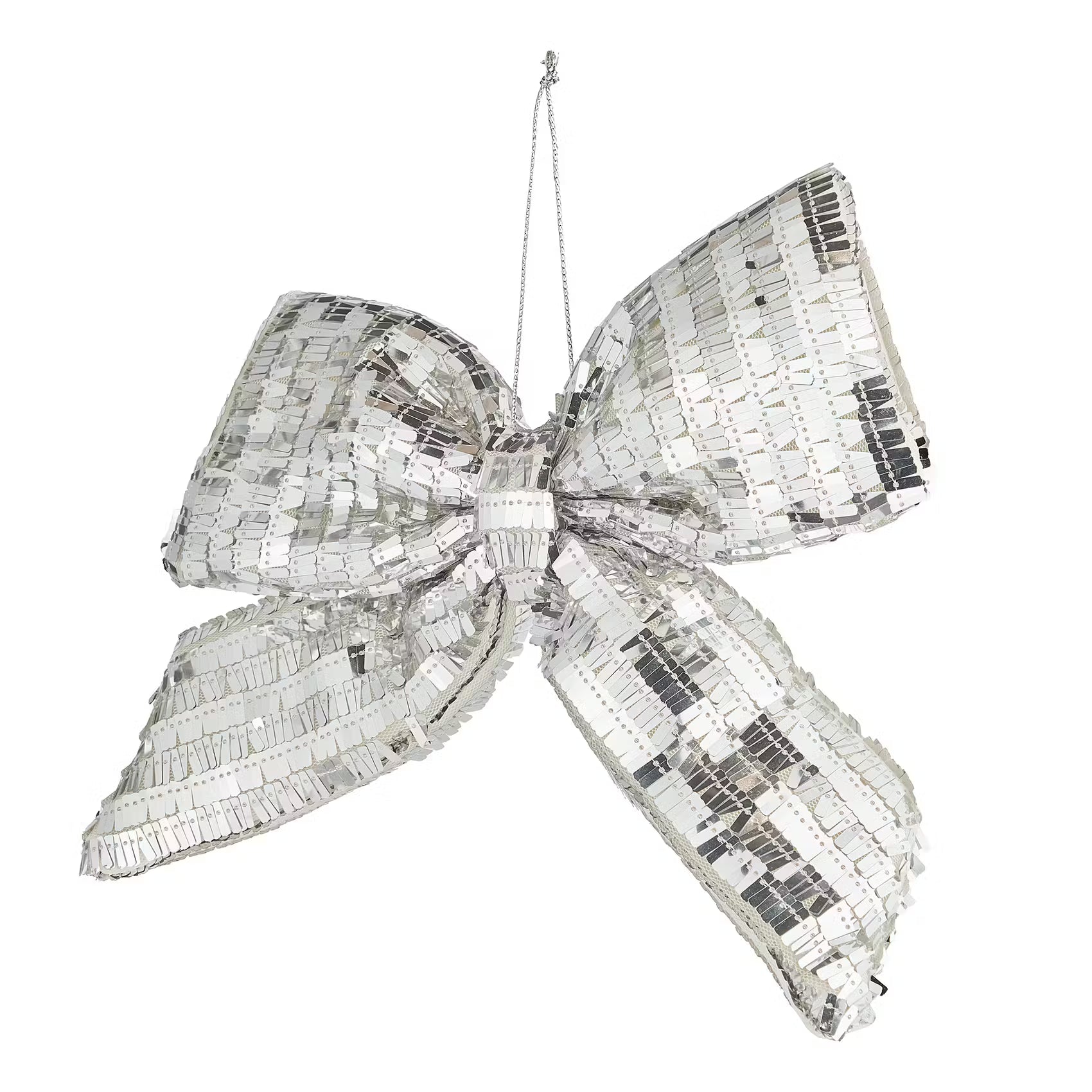 PRESENT Deko Schleife Pailetten