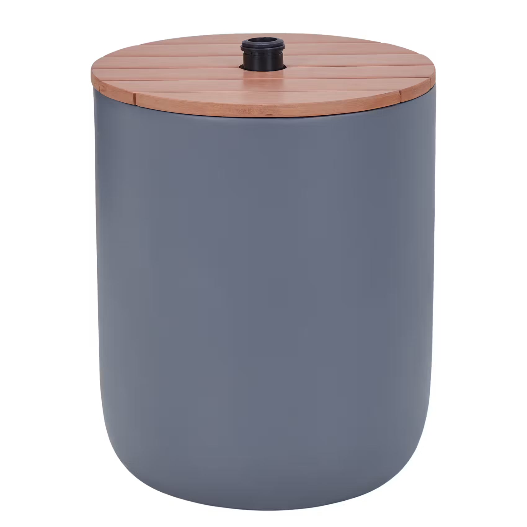 COVERT Sonnenschirmständer mit  integriertem Tisch bzw. Stauraum