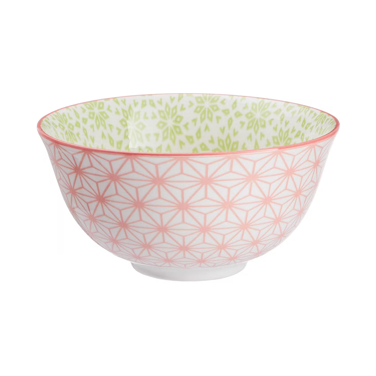 ORNAMENTS Schale 6er-Set - Porzellan - Rosa - Fassungsvermögen: 0.24 L