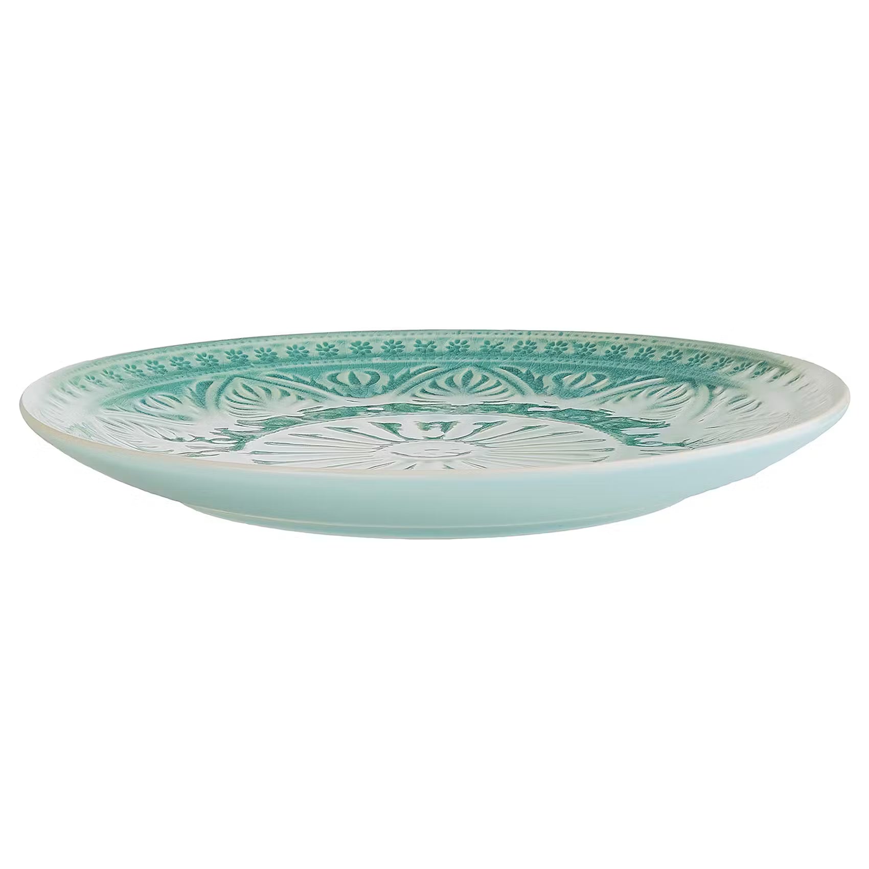 SUMATRA 2x Teller Ø31cm türkis