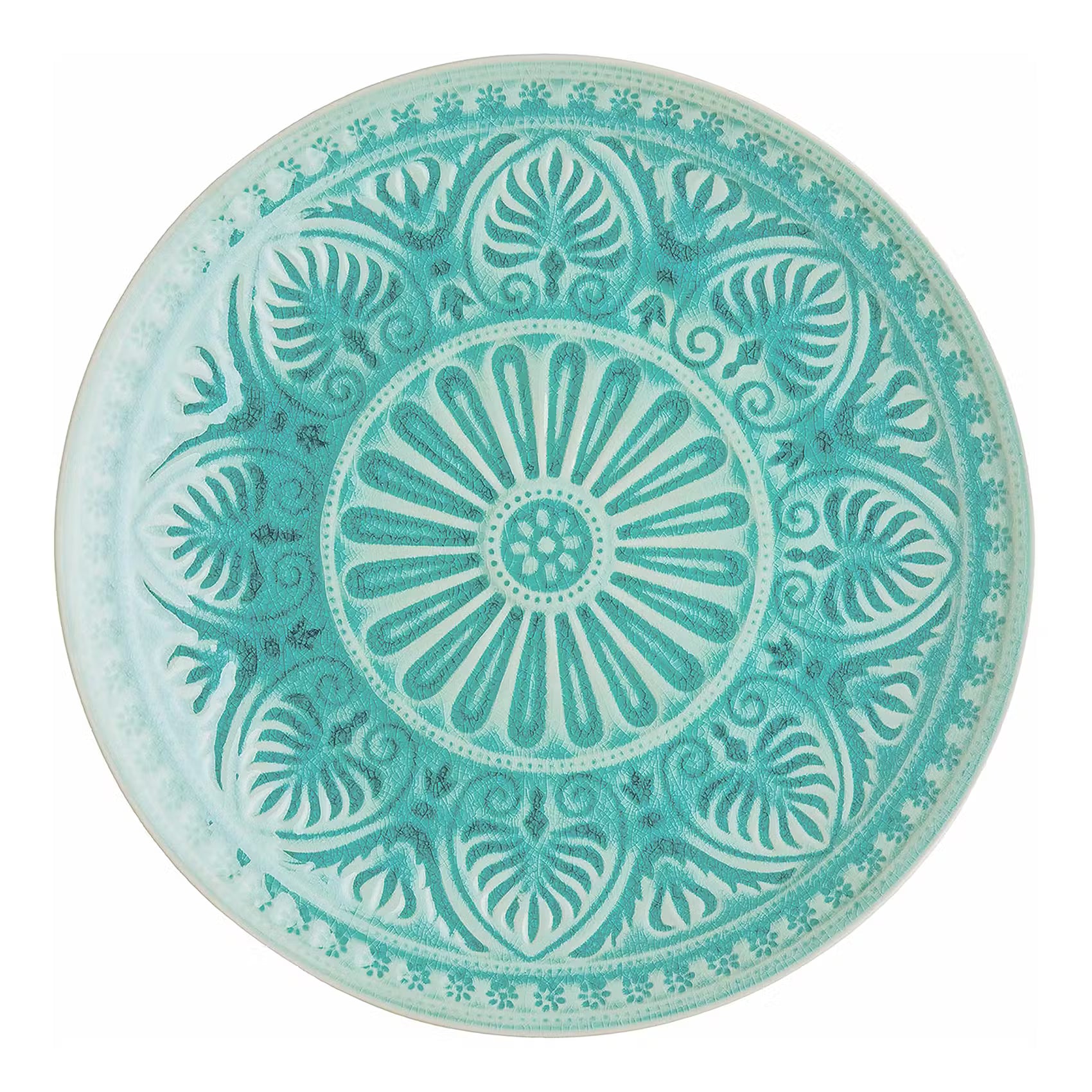 SUMATRA 2x Teller Ø31cm türkis