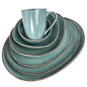 FINCA Frühstücks-Set 8-tlg. - Porzellan - Grau