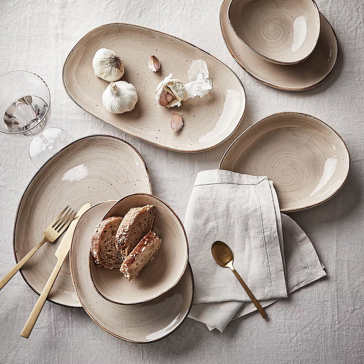 FINCA Geschirr-Set 12-tlg. – Mediterranes Flair – BUTLERS