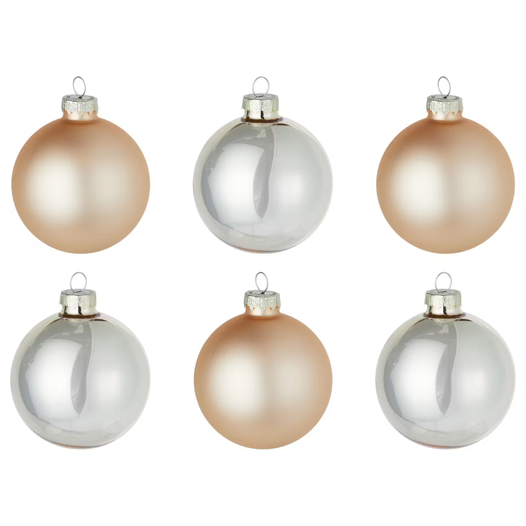 HANG ON Weihnachtskugel 6er-Set