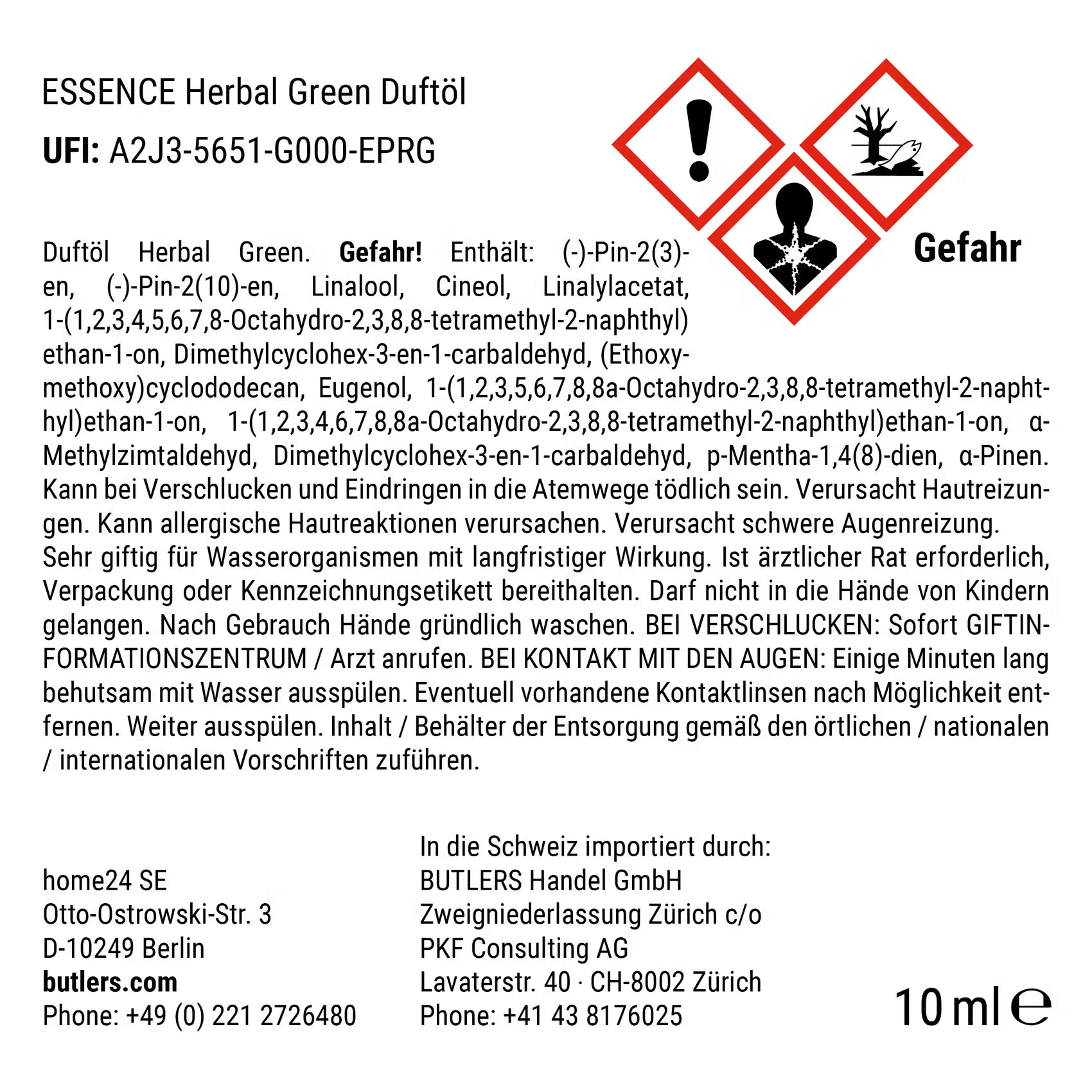 ESSENCE Duftöl X Herbal Winter - Raumduft/Glas - Braun