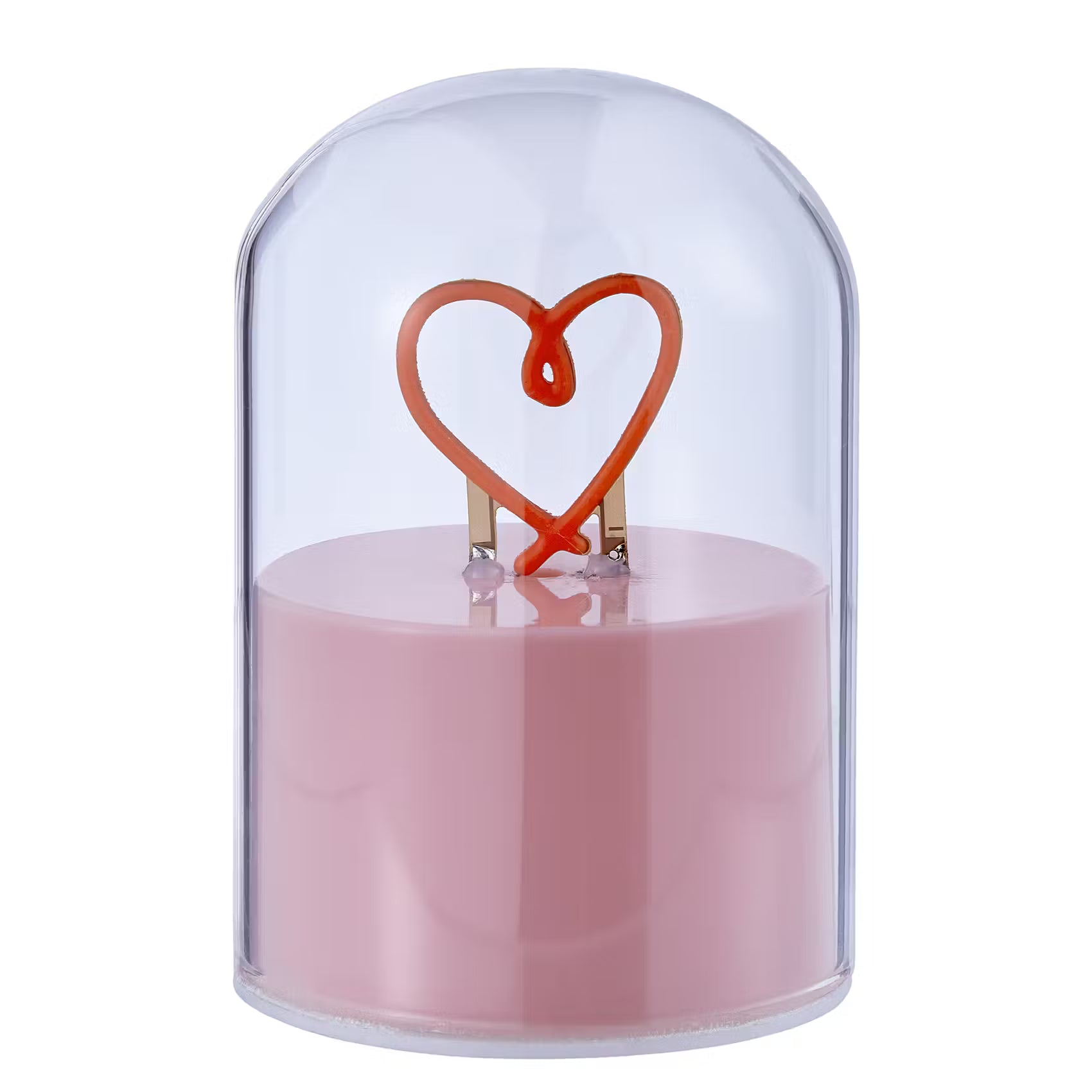 GLOW BALL Neonlicht Herz - Glas/Kunststoff - Pink