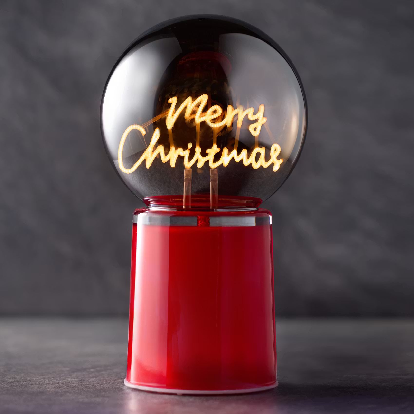 GLOW BALL Kugel Merry Xmas