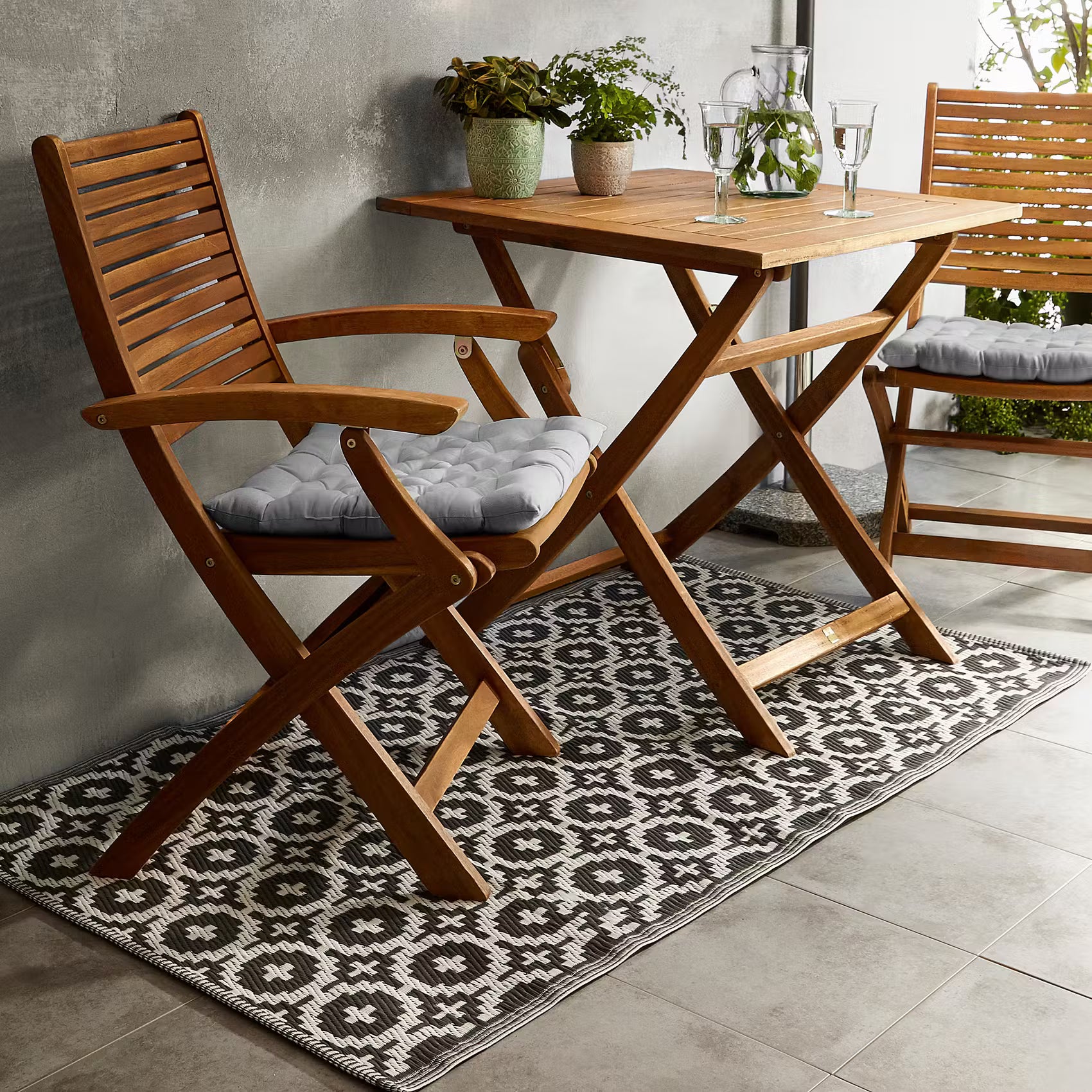 SOMERSET Gartenmöbel-Set 3-tlg.