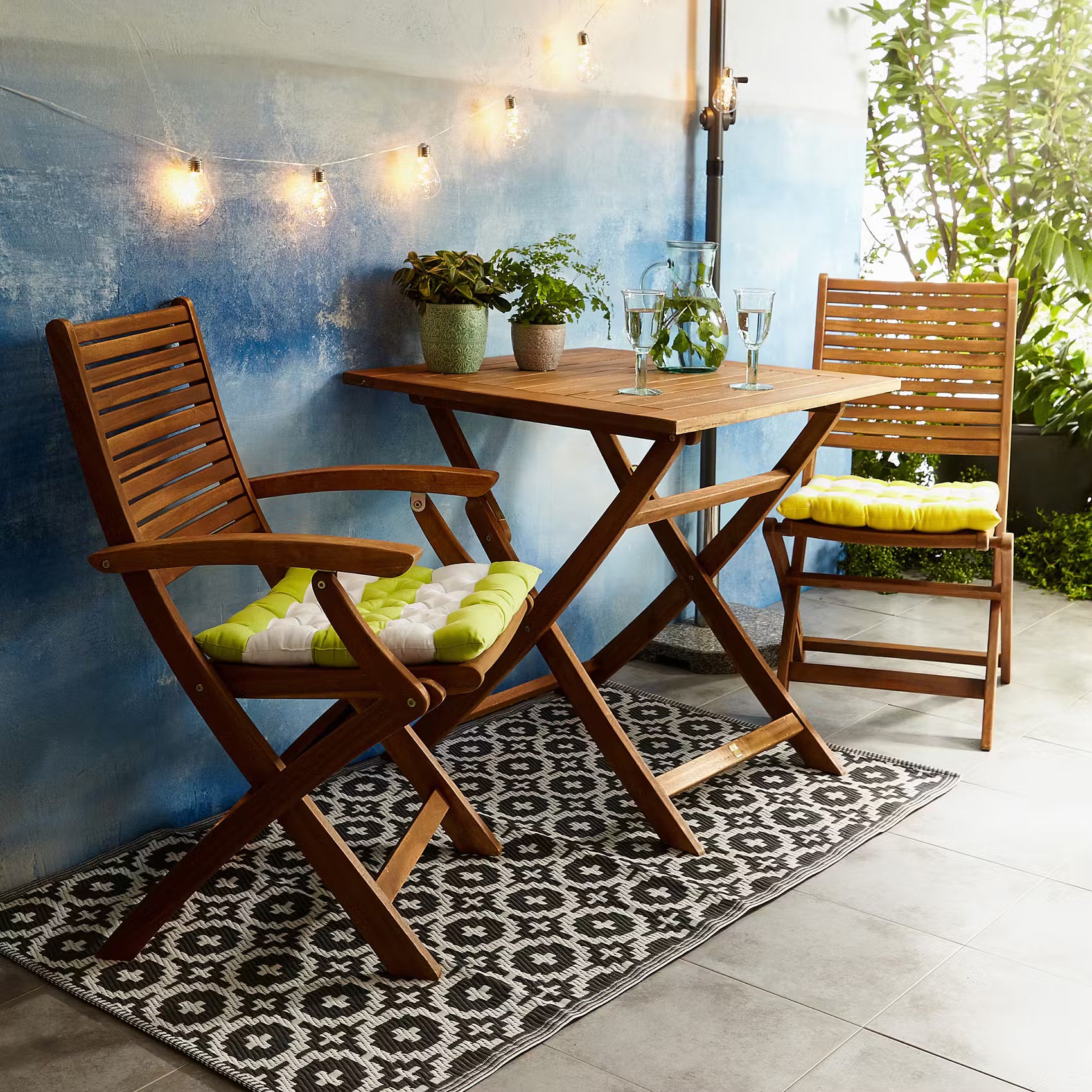 SOMERSET Gartenmöbel-Set 3-tlg.