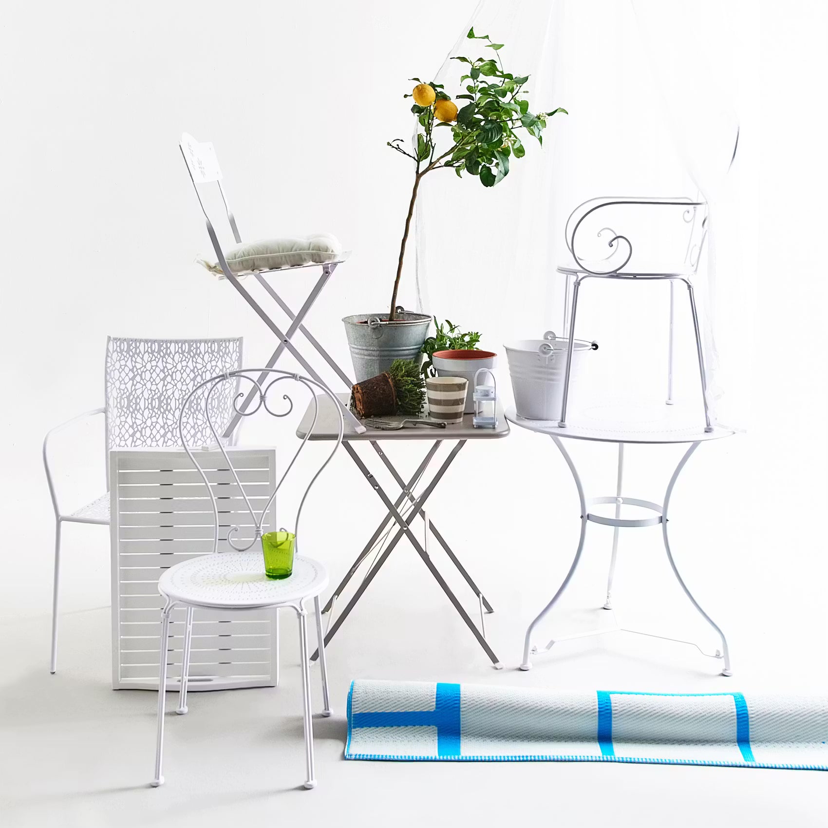 CENTURY Gartenmöbel-Set 3-tlg.