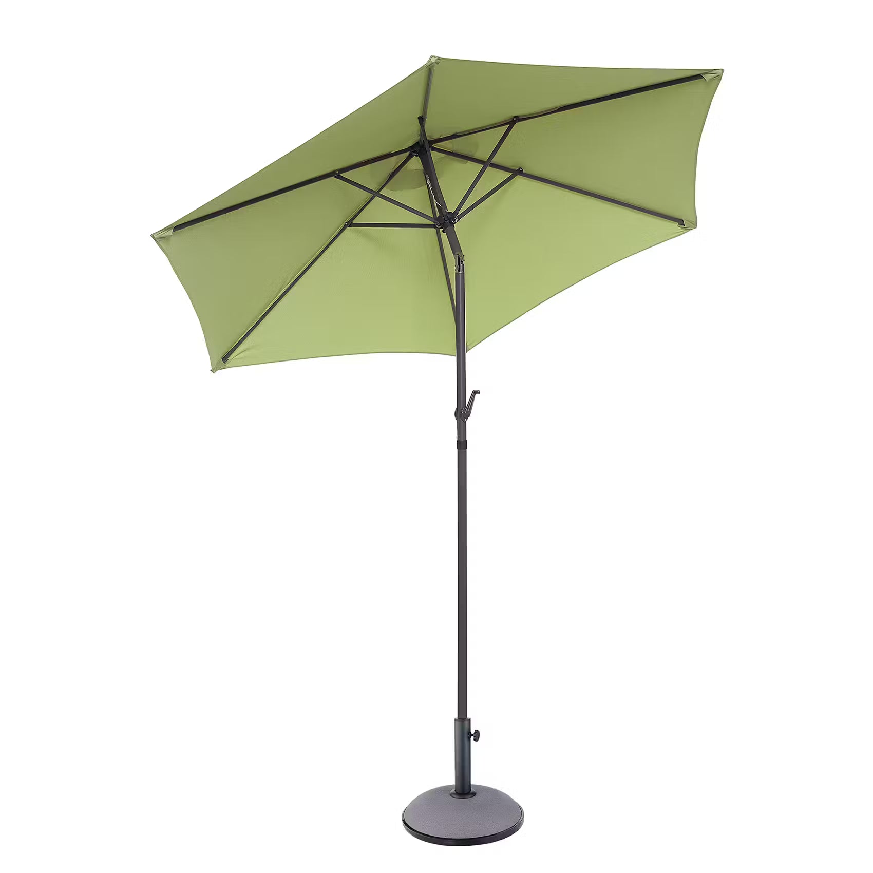 SIESTA Sonnenschirm mit Schirmständer - Aluminium / Polyester - Grün