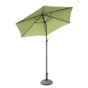 SIESTA Sonnenschirm mit Schirmständer - Aluminium / Polyester - Grün
