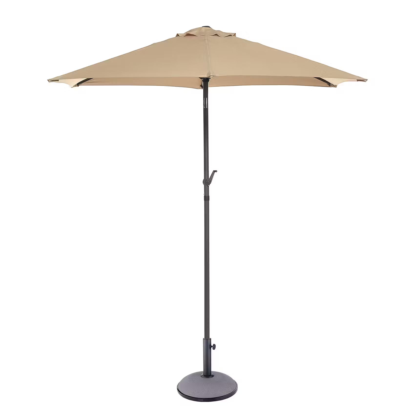 SIESTA Sonnenschirm mit Schirmständer - Aluminium / Polyester - Beige - Beige