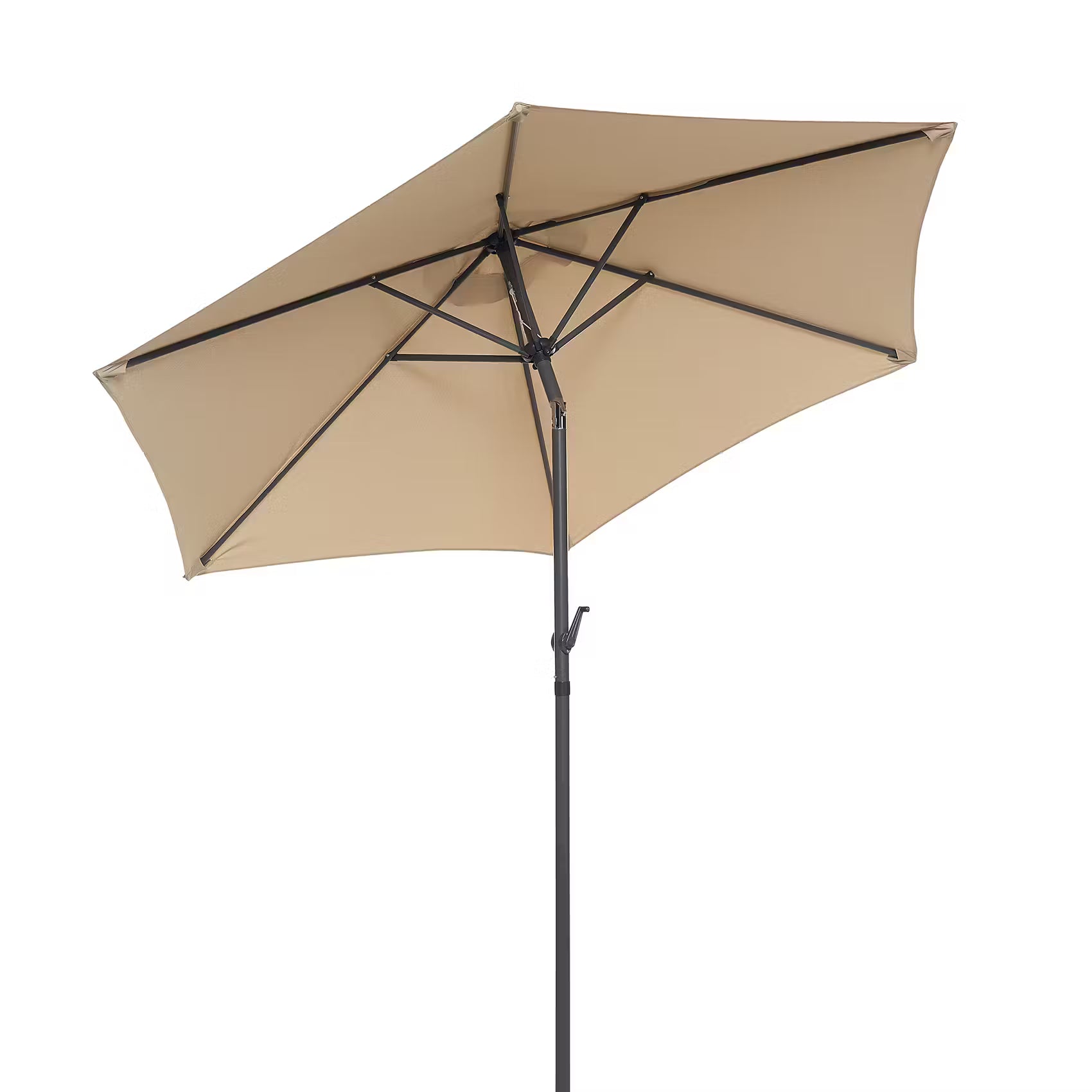 SIESTA Sonnenschirm mit Schirmständer - Aluminium / Polyester - Beige - Beige