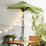 SIESTA Sonnenschirm mit Schirmständer - Aluminium / Polyester - Grün