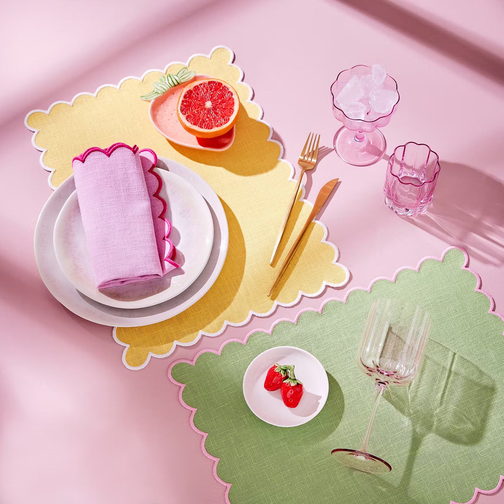 SUMMER CHEER Tischset 4er-Set