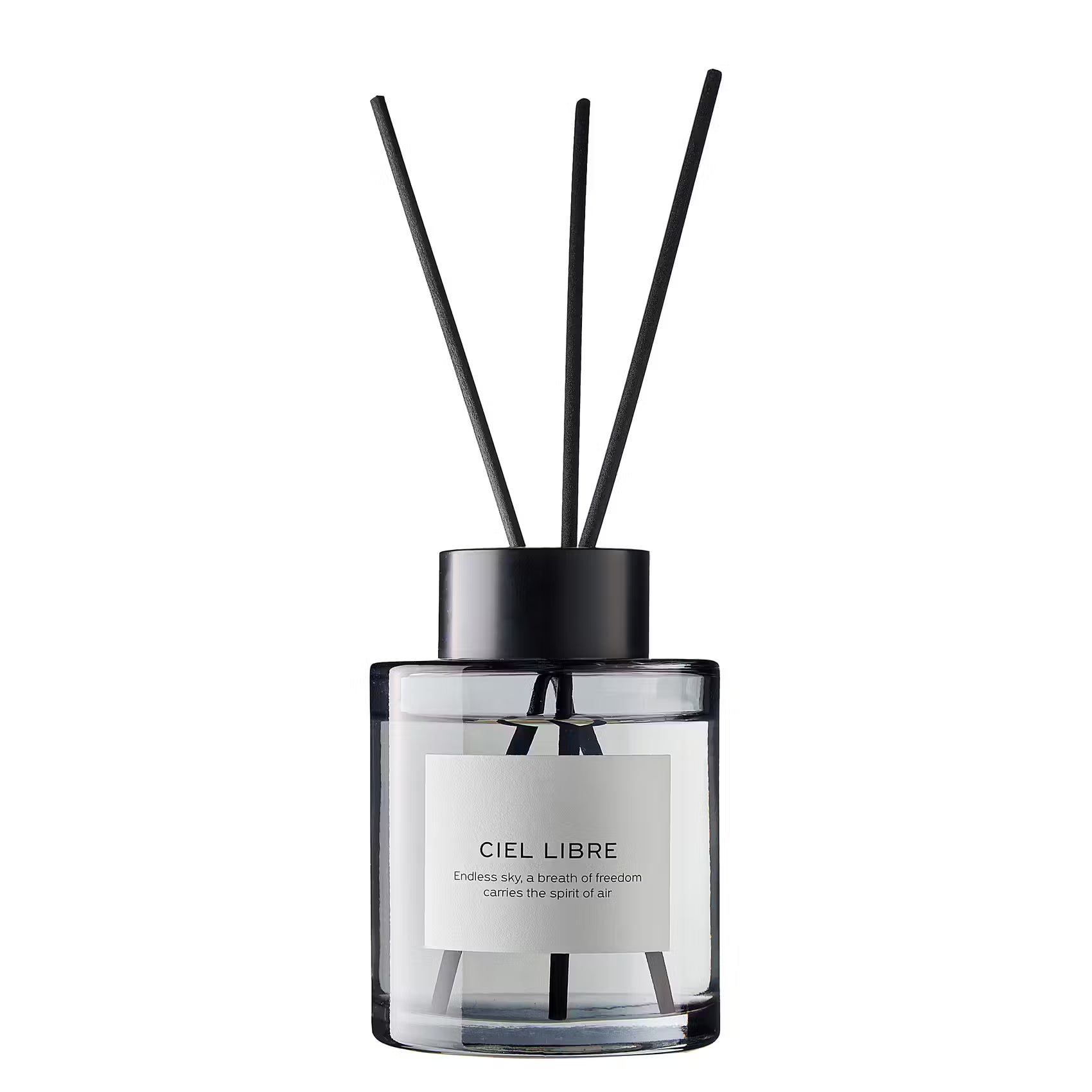 PURE POETRY Raumduft CIEL LIBRE - Glas/Polyester/Raumduft/Metall - Duneklgrau - Füllmenge: 150 ml