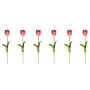 FLORISTA Tulpe 6er-Set - Polyester - Pink