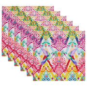 JUNGLE FEVER Serviette 6er-Set - Baumwolle - Bunt