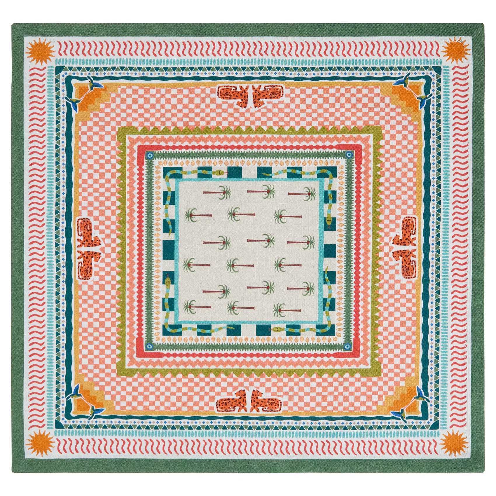 CARTAGENA Serviette 6er-Set - Baumwolle - Bunt