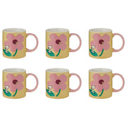 PEANUTS Tasse 6er-Set - Porzellan - Gelb
