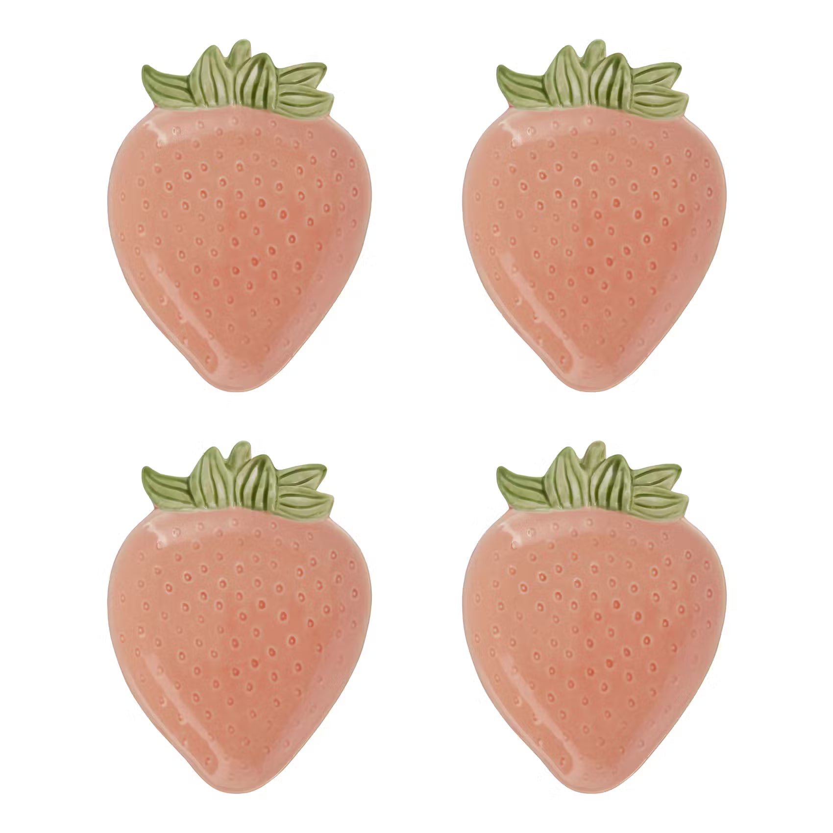 STRAWBERRY Deko-Schale 4er-Set