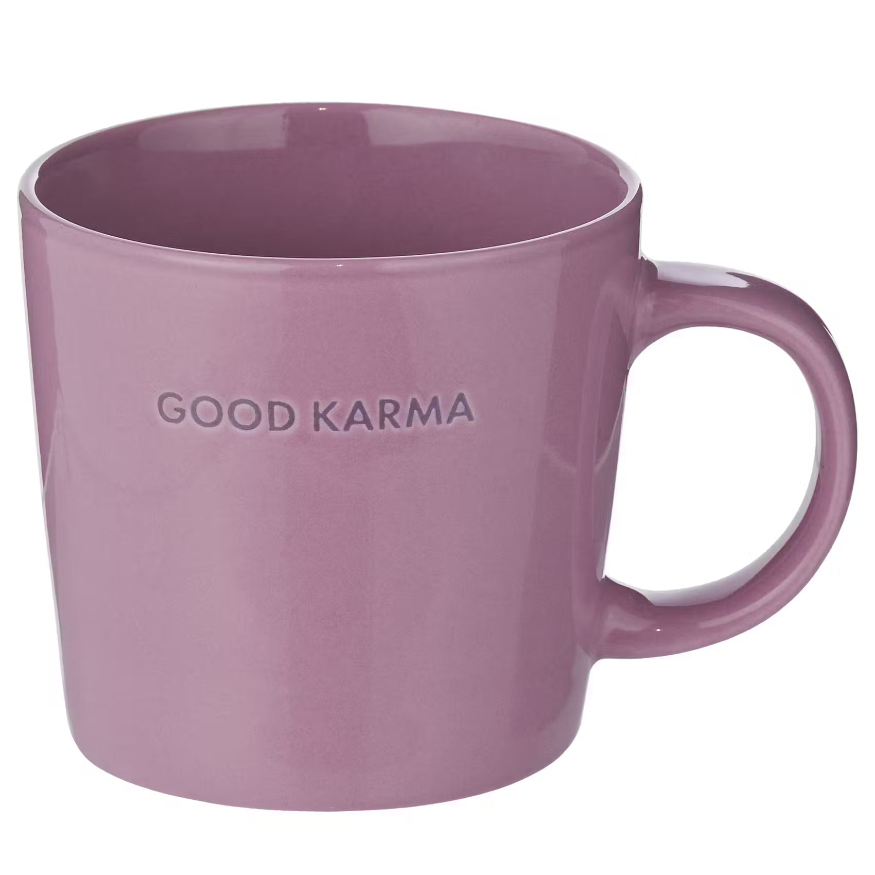 GOOD VIBES Tasse 6er-Set - Porzellan - Lila