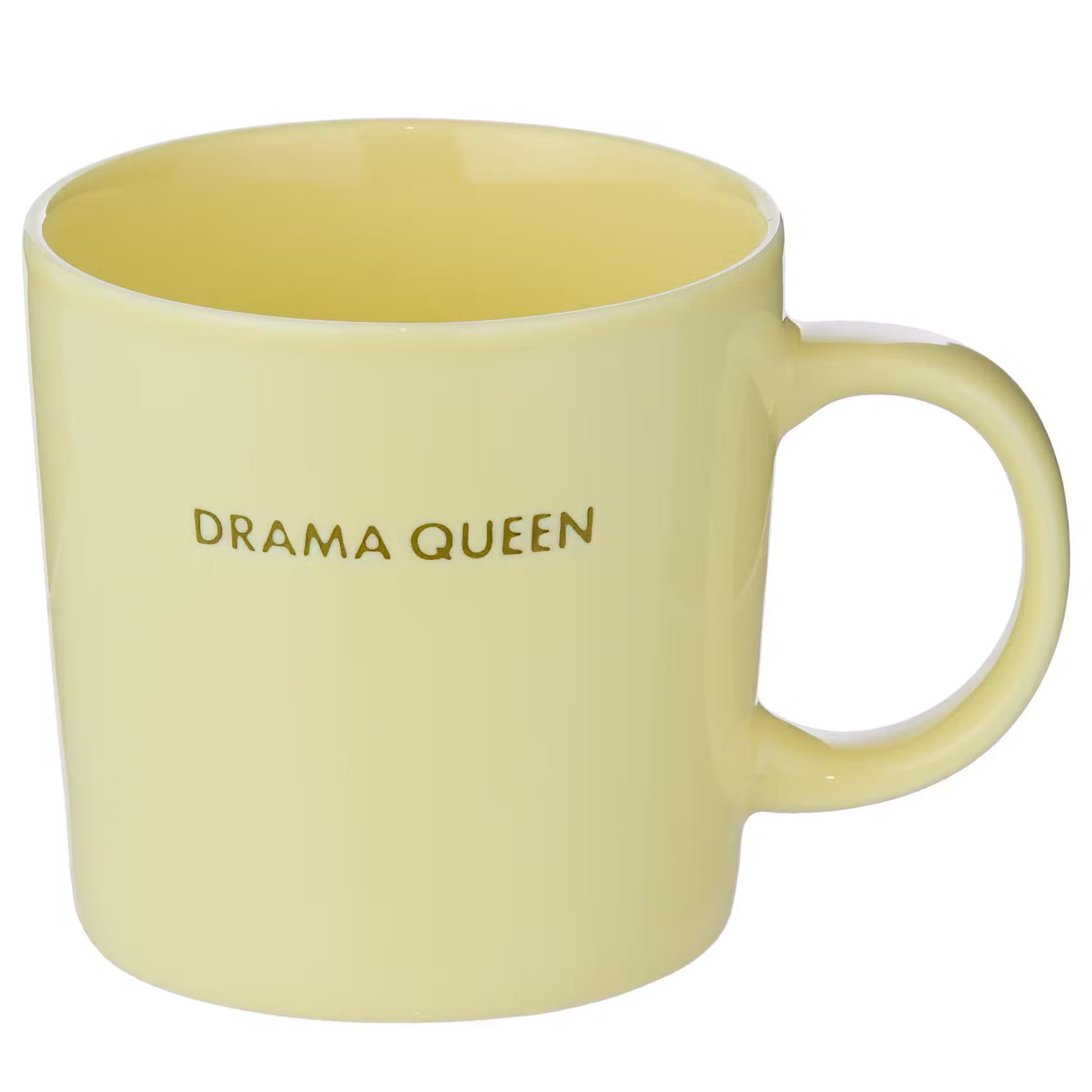 GOOD VIBES Tasse 6er-Set - Porzellan - Gelb