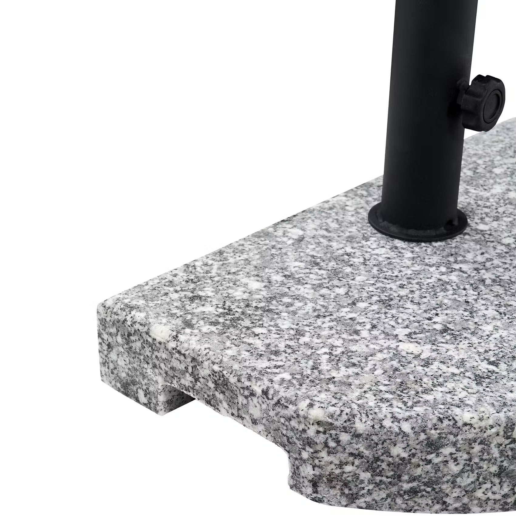 SIESTA Sonnenschirm mit Schirmständer - Aluminium / Polyester / Granit / Stahl - Grau