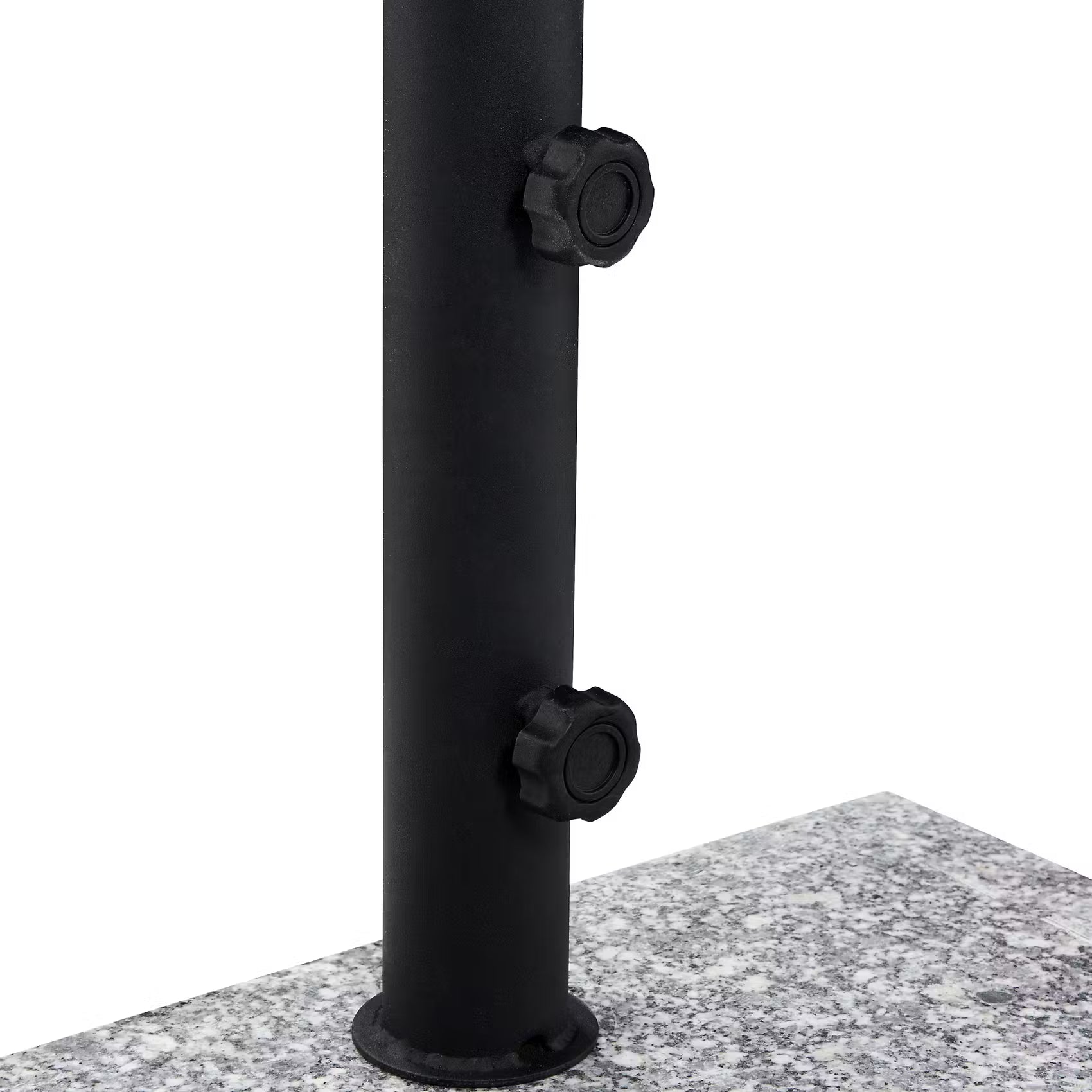 SIESTA Sonnenschirm mit Schirmständer - Aluminium / Polyester / Granit / Stahl - Grau