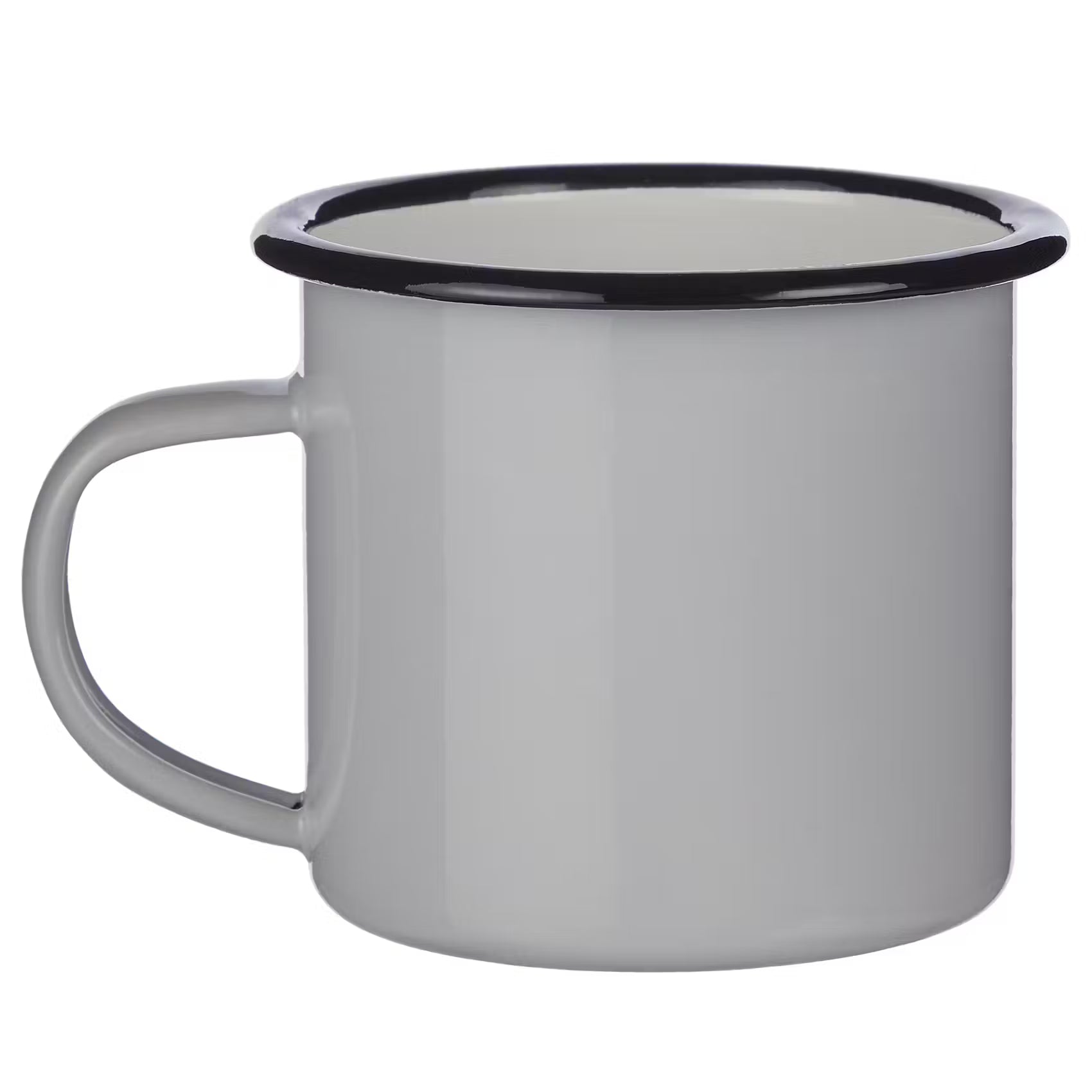 PEANUTS Tasse 6er-Set - Emaille - Grau