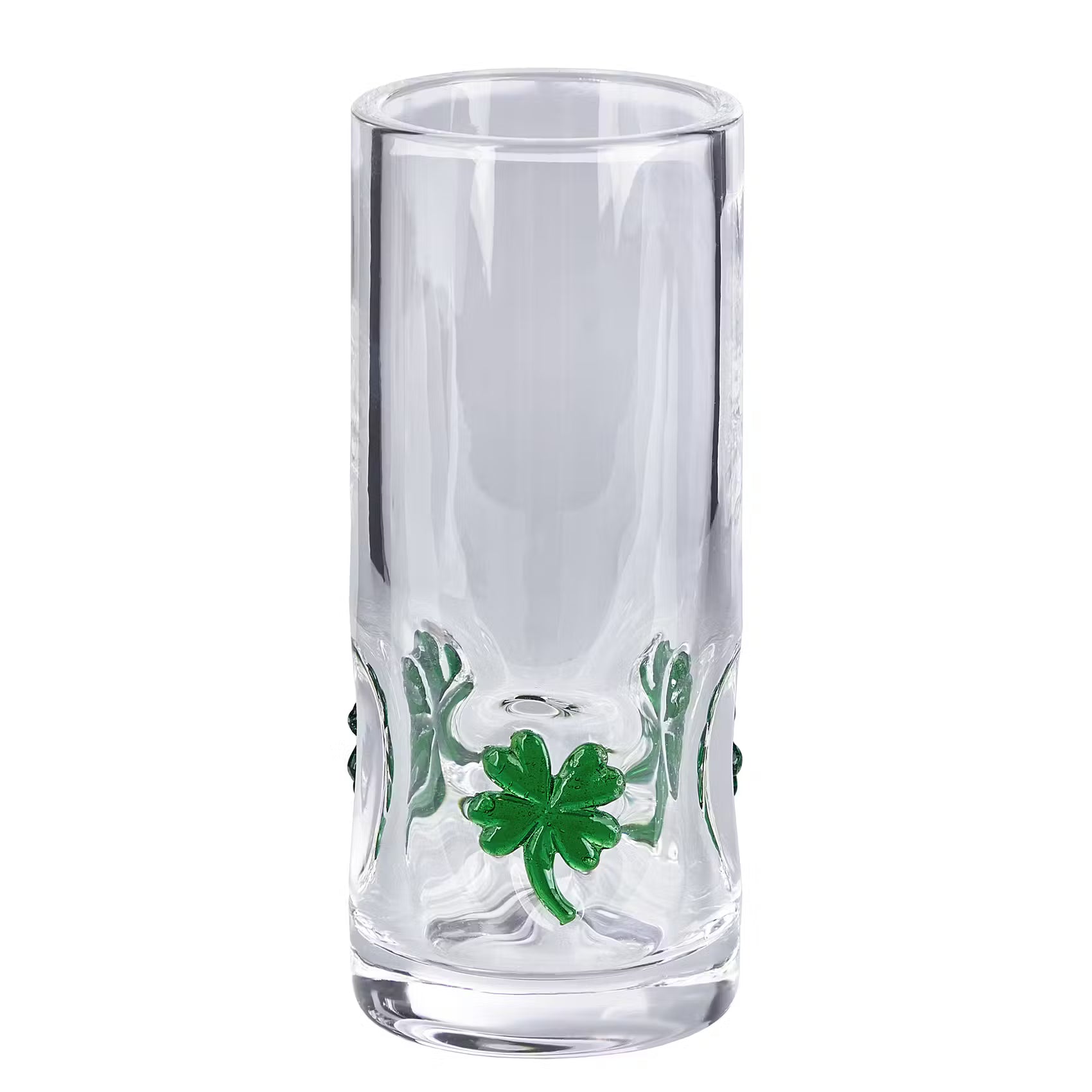 LES PETITS Schnapsglas Kleeblatt 8er-Set - Glas - Grün