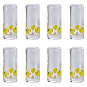LES PETITS Schnapsglas Zitrone 8er-Set - Glas - Gelb