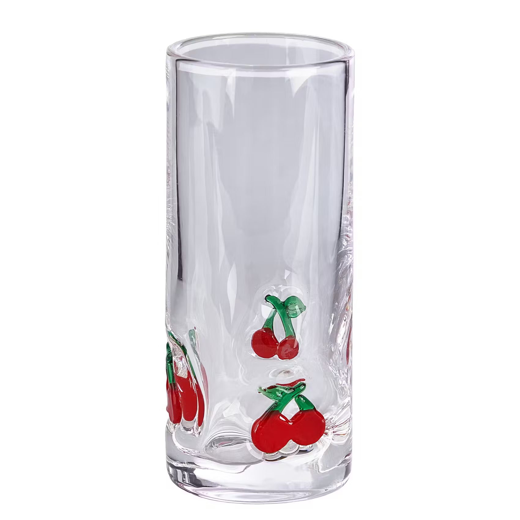 LES PETITS Schnapsglas Kirschen 8er-Set - Glas - Rot