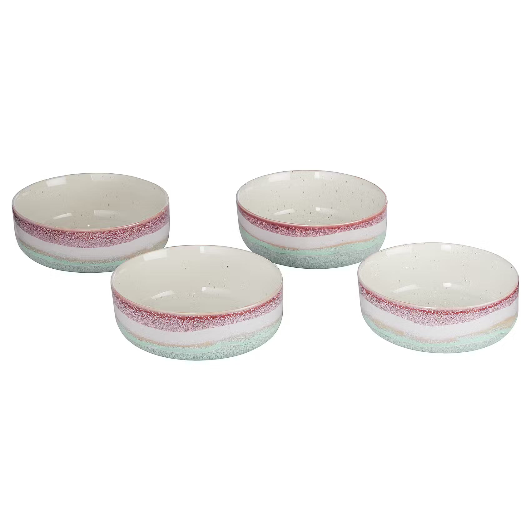 Schale MEDLEY 4er-Set - Steinzeug - Mintgrün