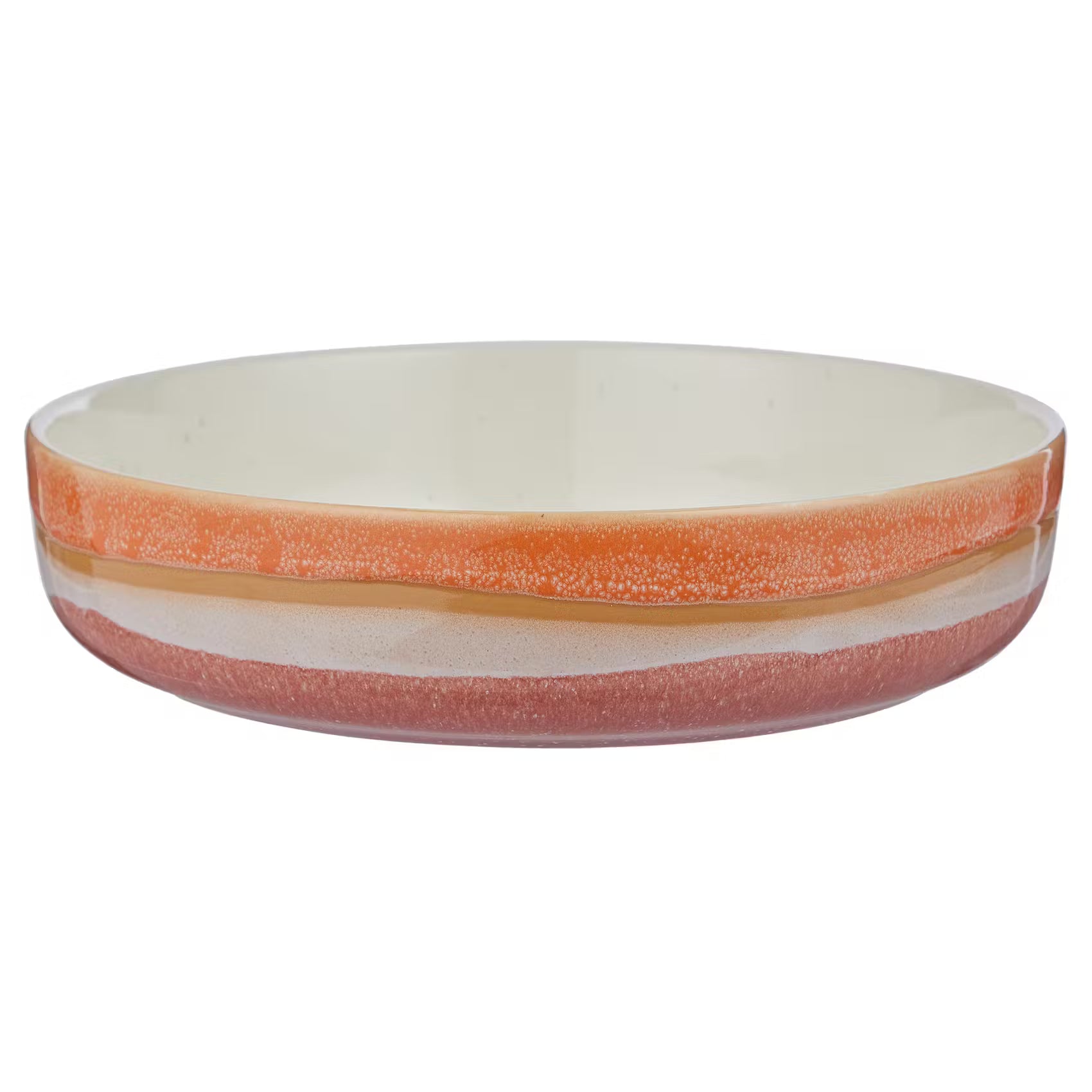 Pastateller MEDLEY 4er-Set - Steinzeug - Orange