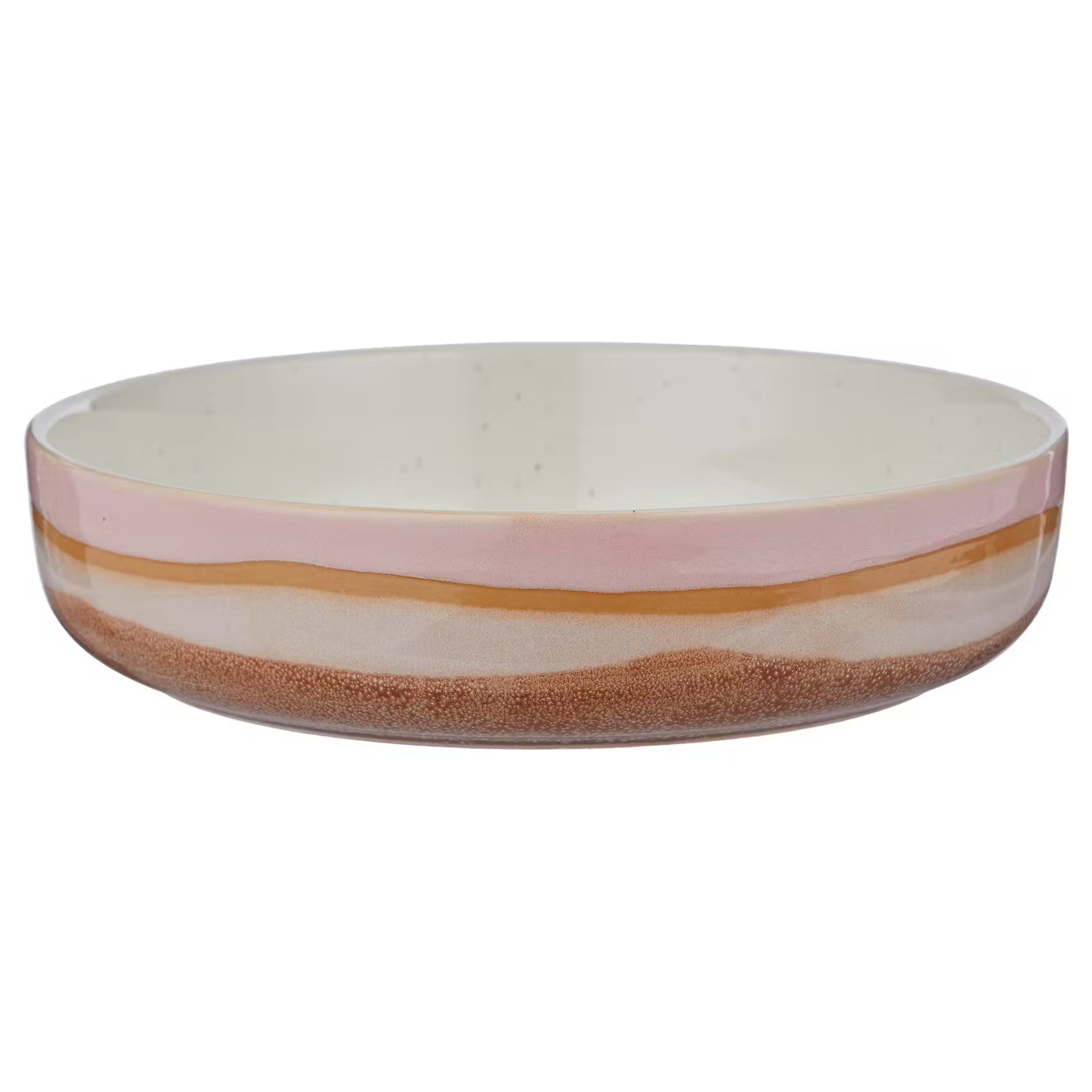 Pastateller MEDLEY 4er-Set - Steinzeug - Rosé