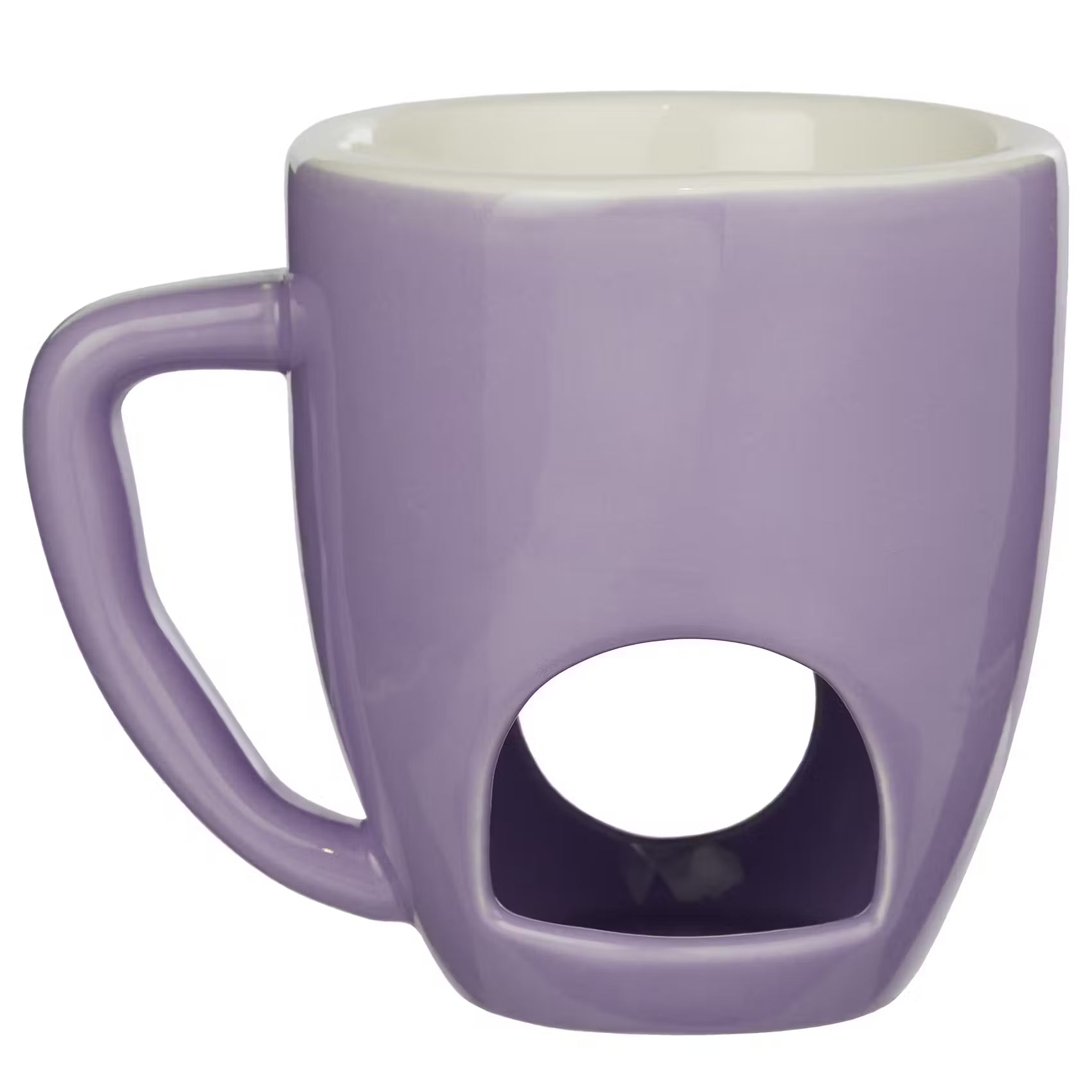 CHOCOLATE FONDUE Tasse 4er-Set - Porzellan / Edelstahl
