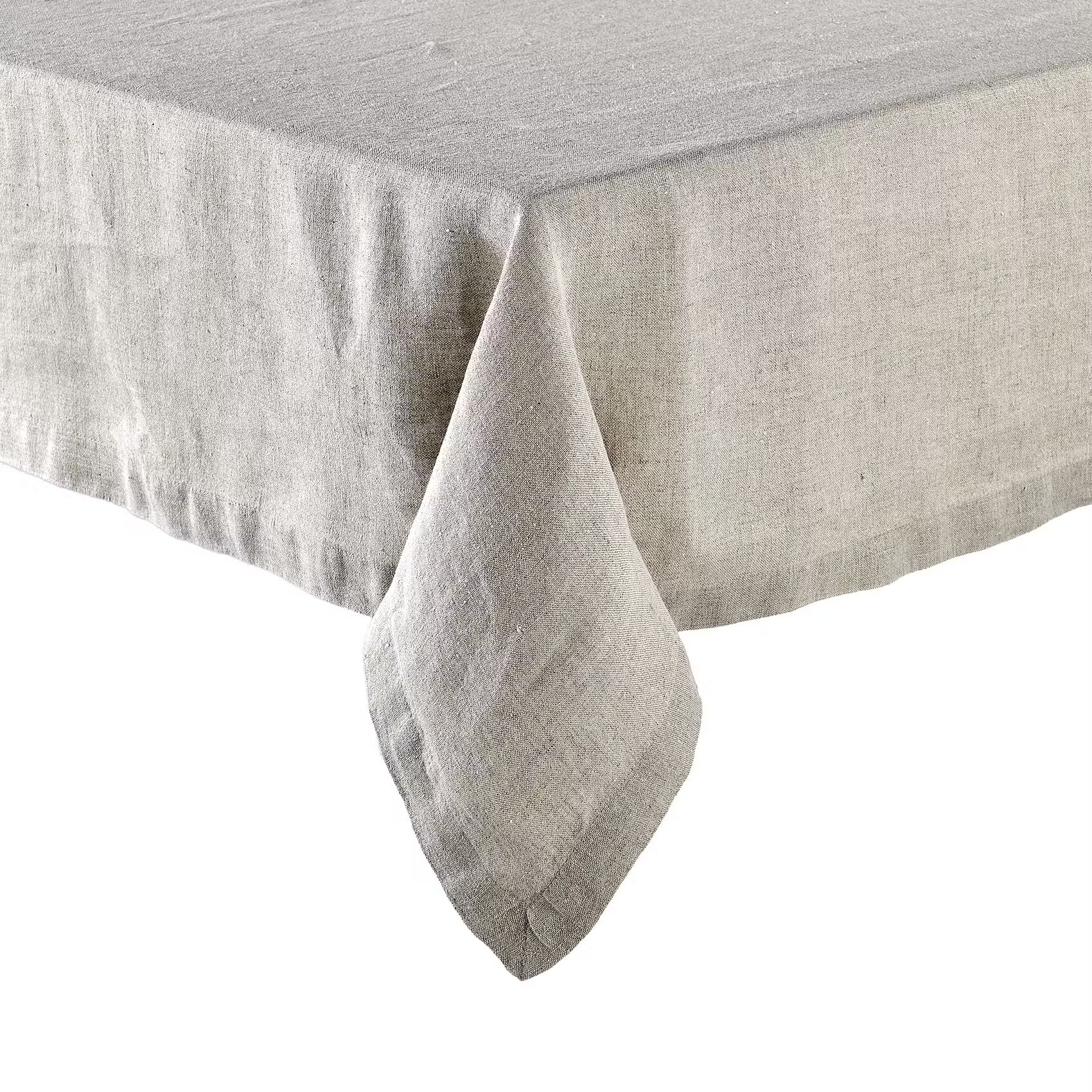 RIGA Tischdecke - Leinen - Natur - Creme - 160 x 300 cm