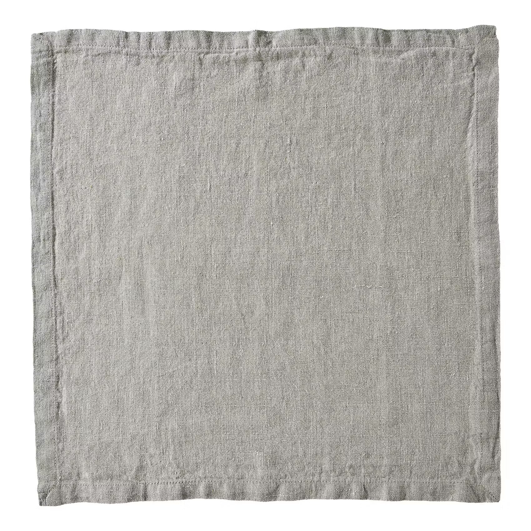 RIGA Serviette - Leinen - Natur - Creme