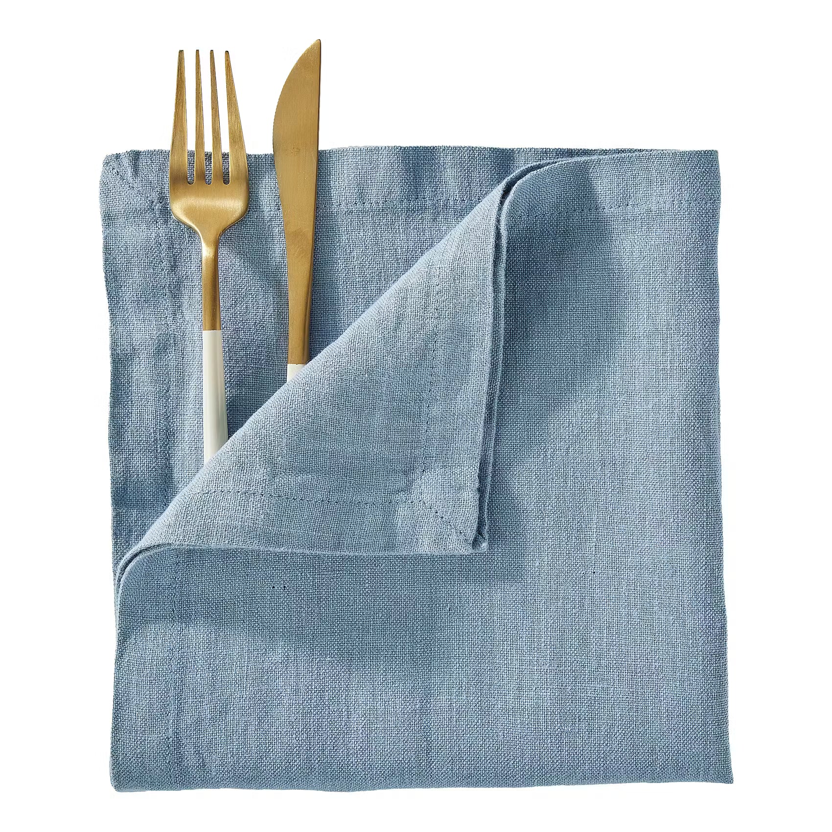 RIGA Serviette - Leinen - Blau - Blau