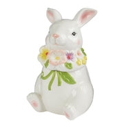 EASTER Dose Hase mit Blumen