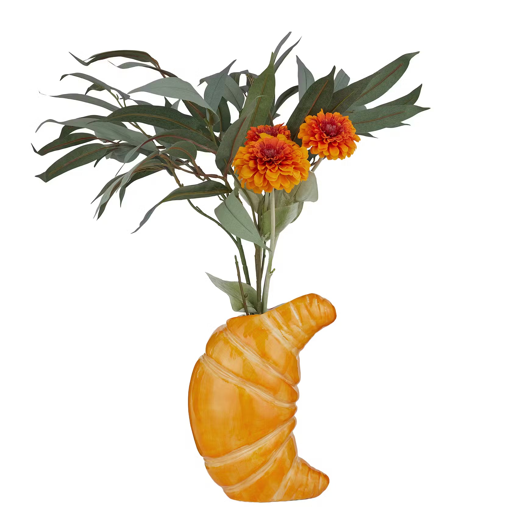 CROISSANT Vase  - Porzellan - Hellbraun