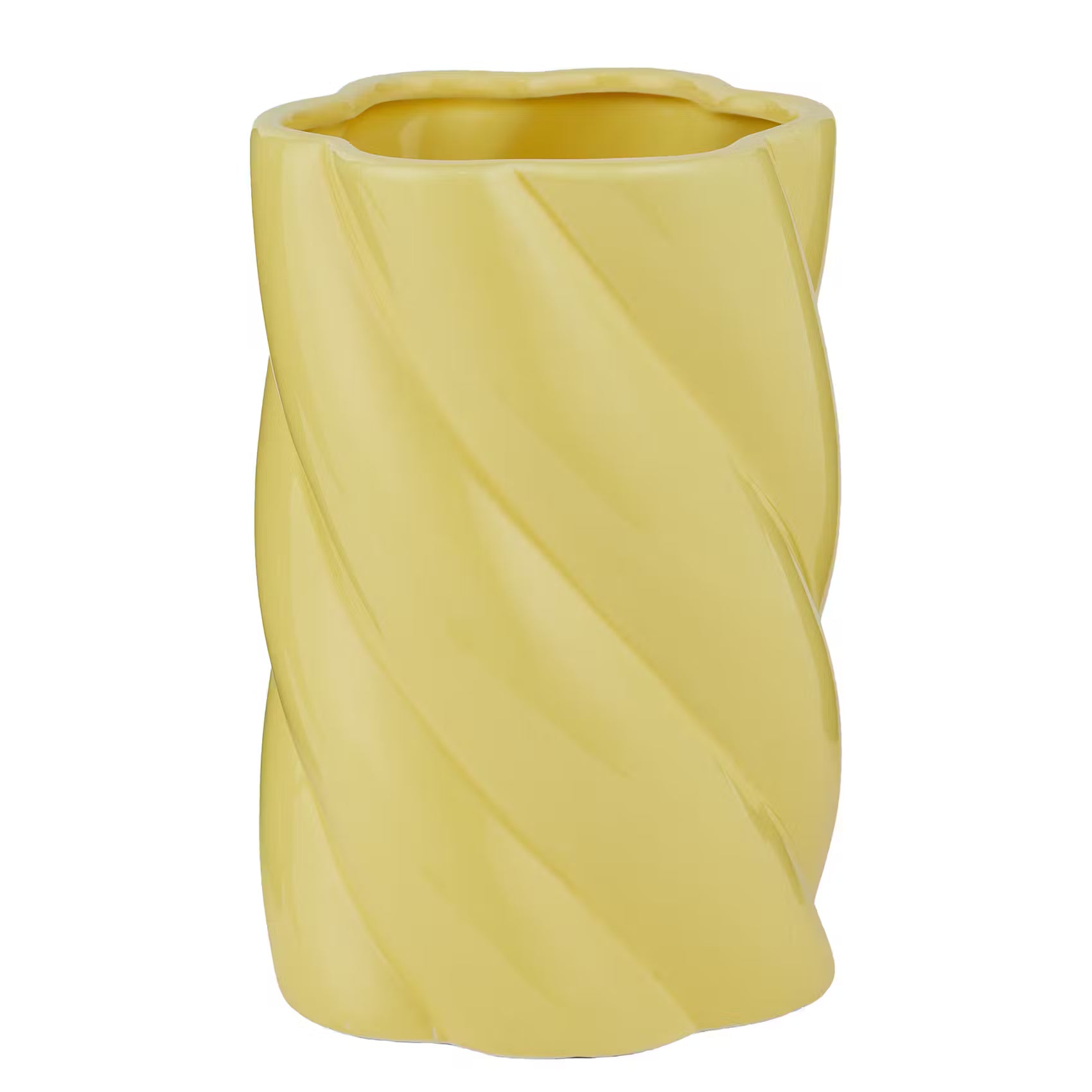 FUSILLI Vase  - Dolomit - Gelb