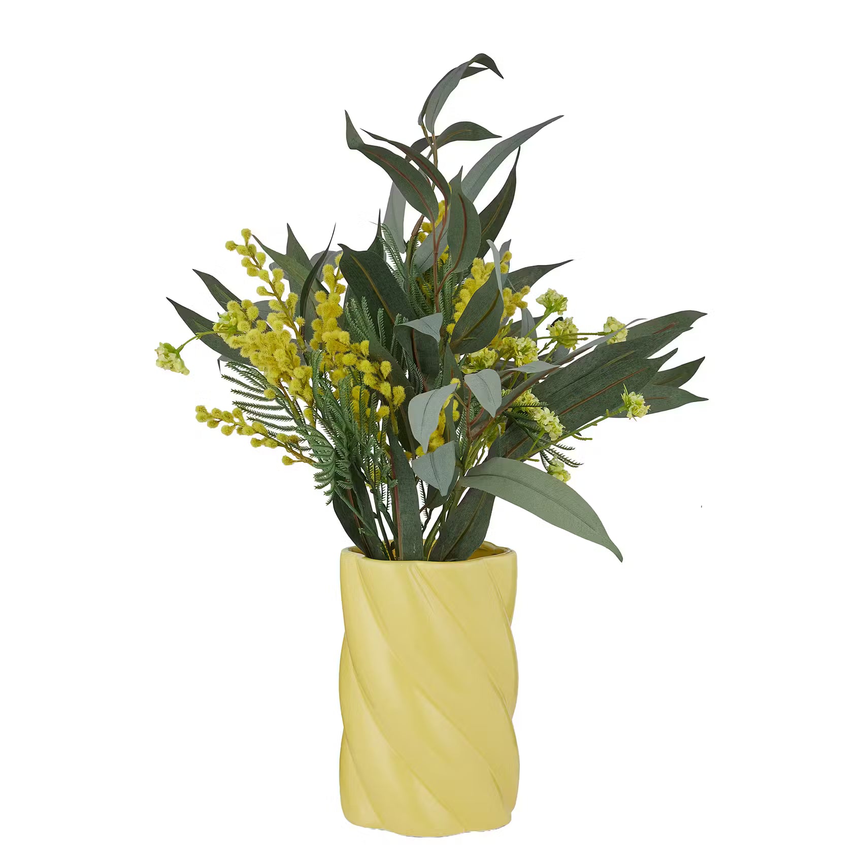 FUSILLI Vase  - Dolomit - Gelb