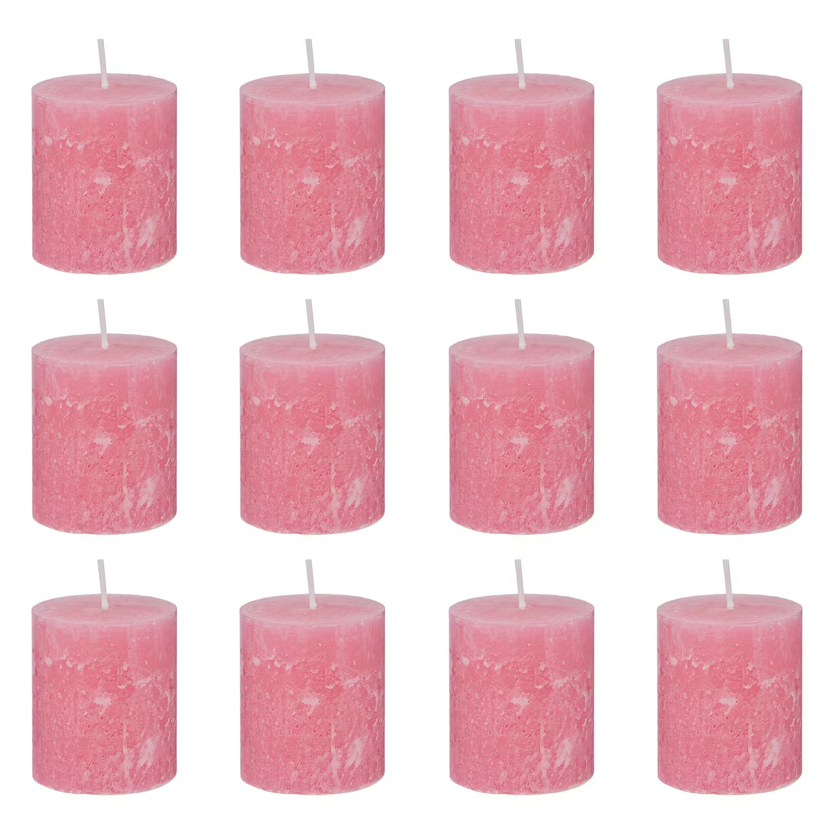 Stumpenkerze RUSTIC 12er-Set