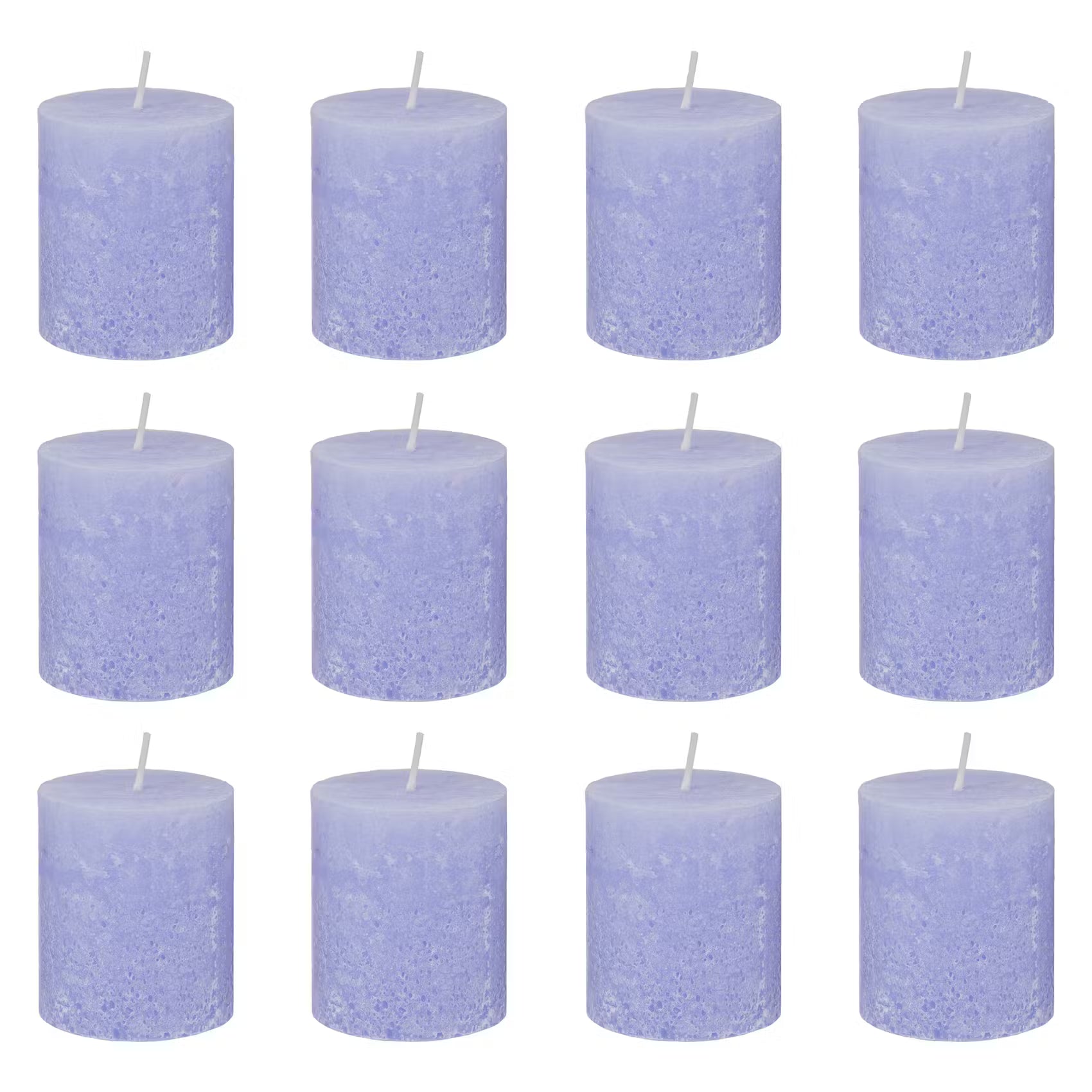 Stumpenkerze RUSTIC 12er-Set