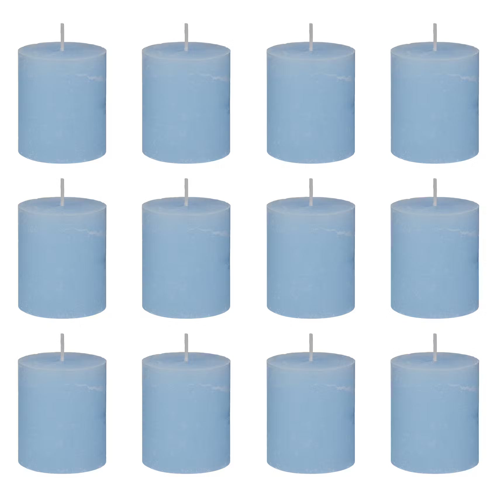 Stumpenkerze RUSTIC 12er-Set