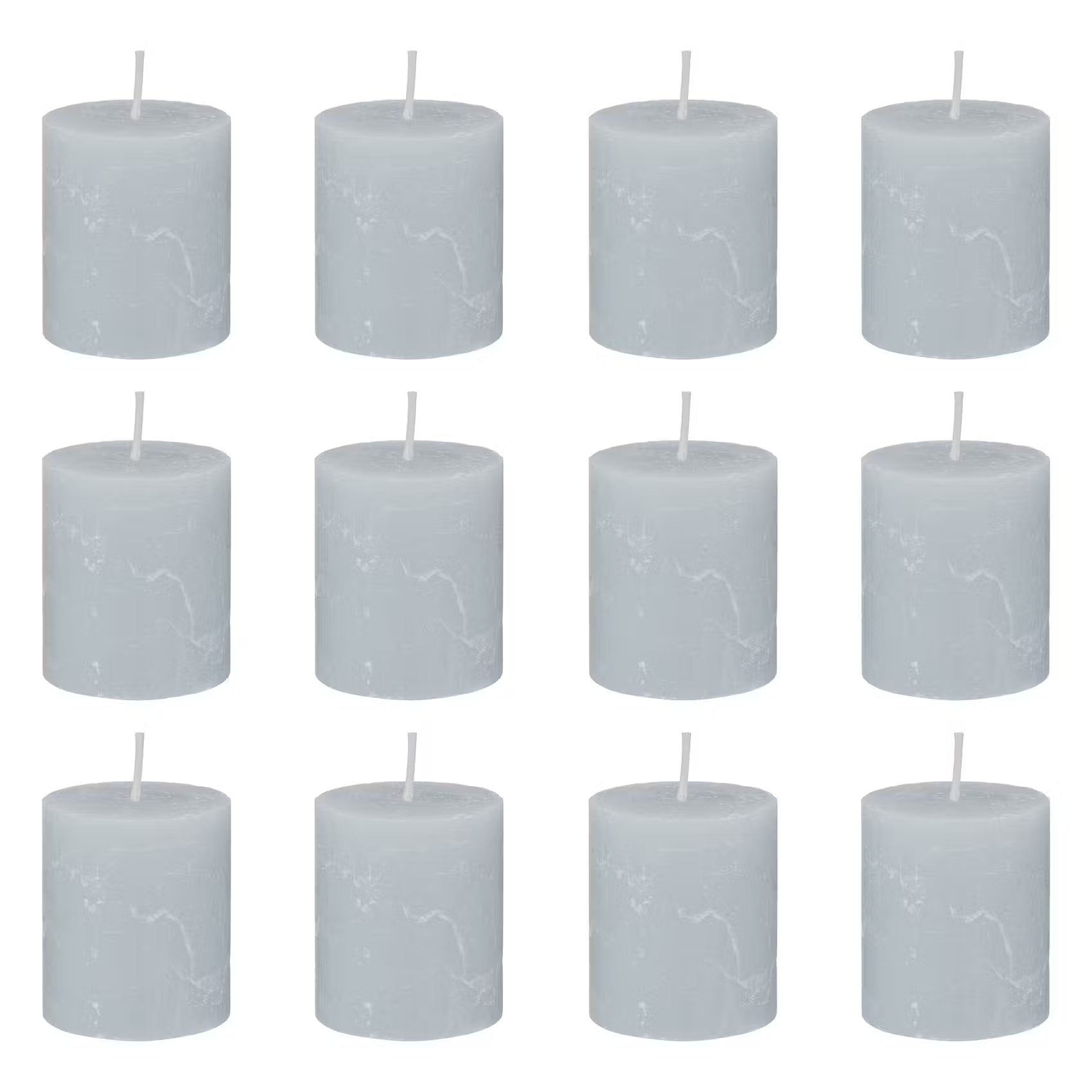 Stumpenkerze RUSTIC 12er-Set