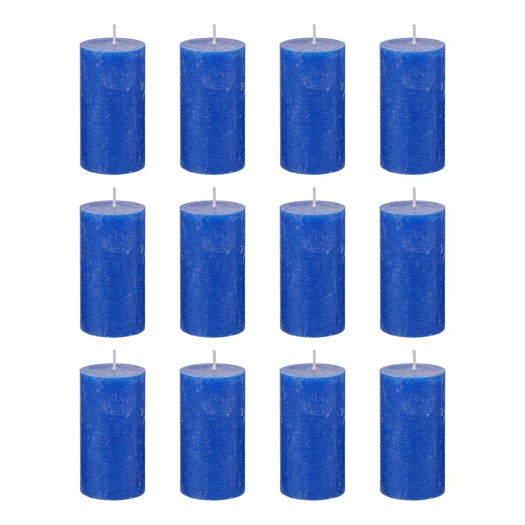 Stumpenkerze RUSTIC 12er-Set